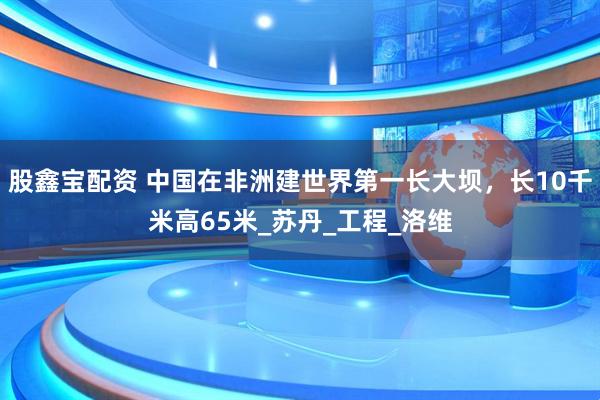 股鑫宝配资 中国在非洲建世界第一长大坝，长10千米高65米_苏丹_工程_洛维