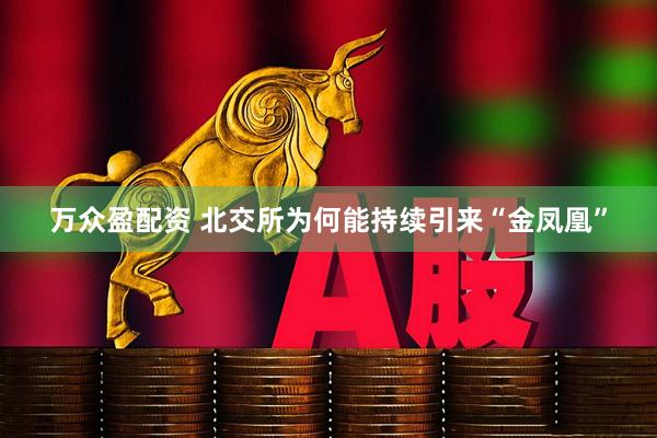 万众盈配资 北交所为何能持续引来“金凤凰”